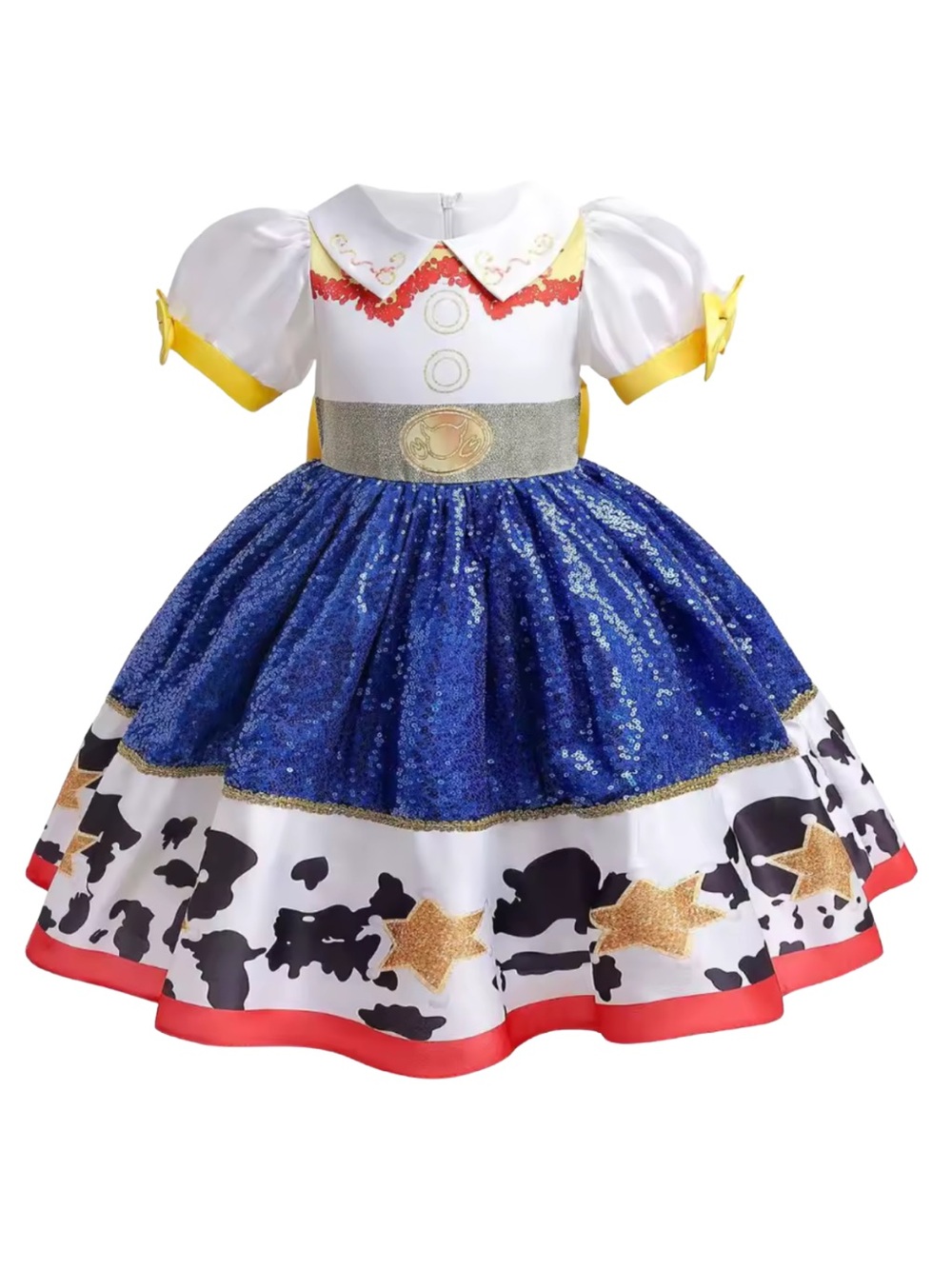 Jesse Toy Story Inspired Sequin Cowgirl Dress Halloween Costume NWOT